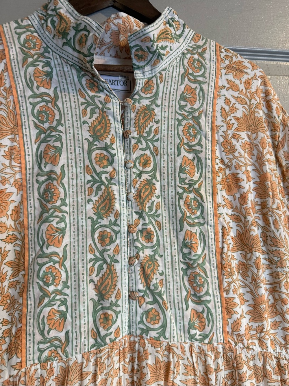 Sue Sartor Hamilton Kaftan dress 1X - Picture 4 of 11
